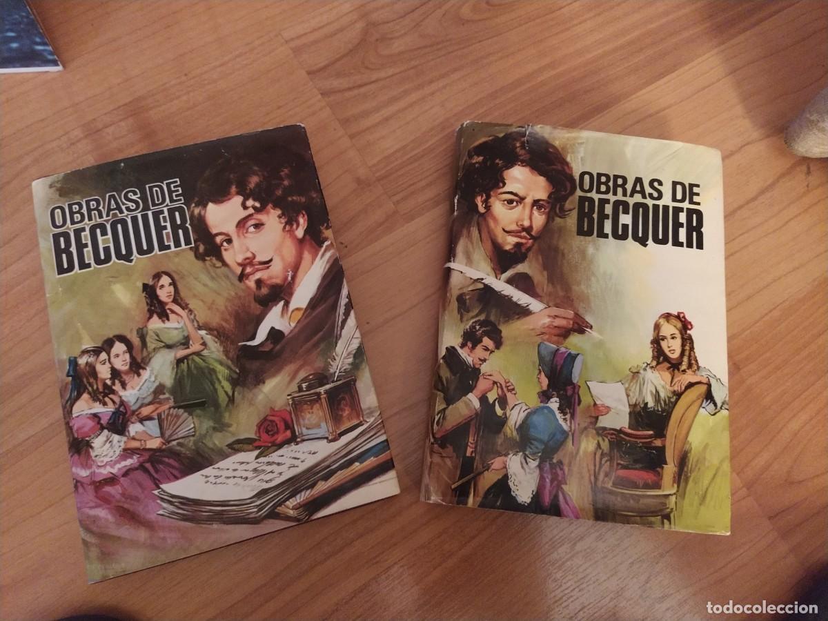 Libros de segunda mano: Obras de B&eacute;cquer de cl&aacute;sicos Petronio tomo 1 y 2