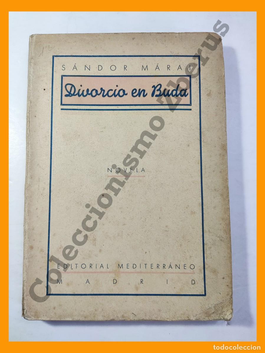 Libros de segunda mano: Divorcio en Buda - Sandor Marai - Foto 1