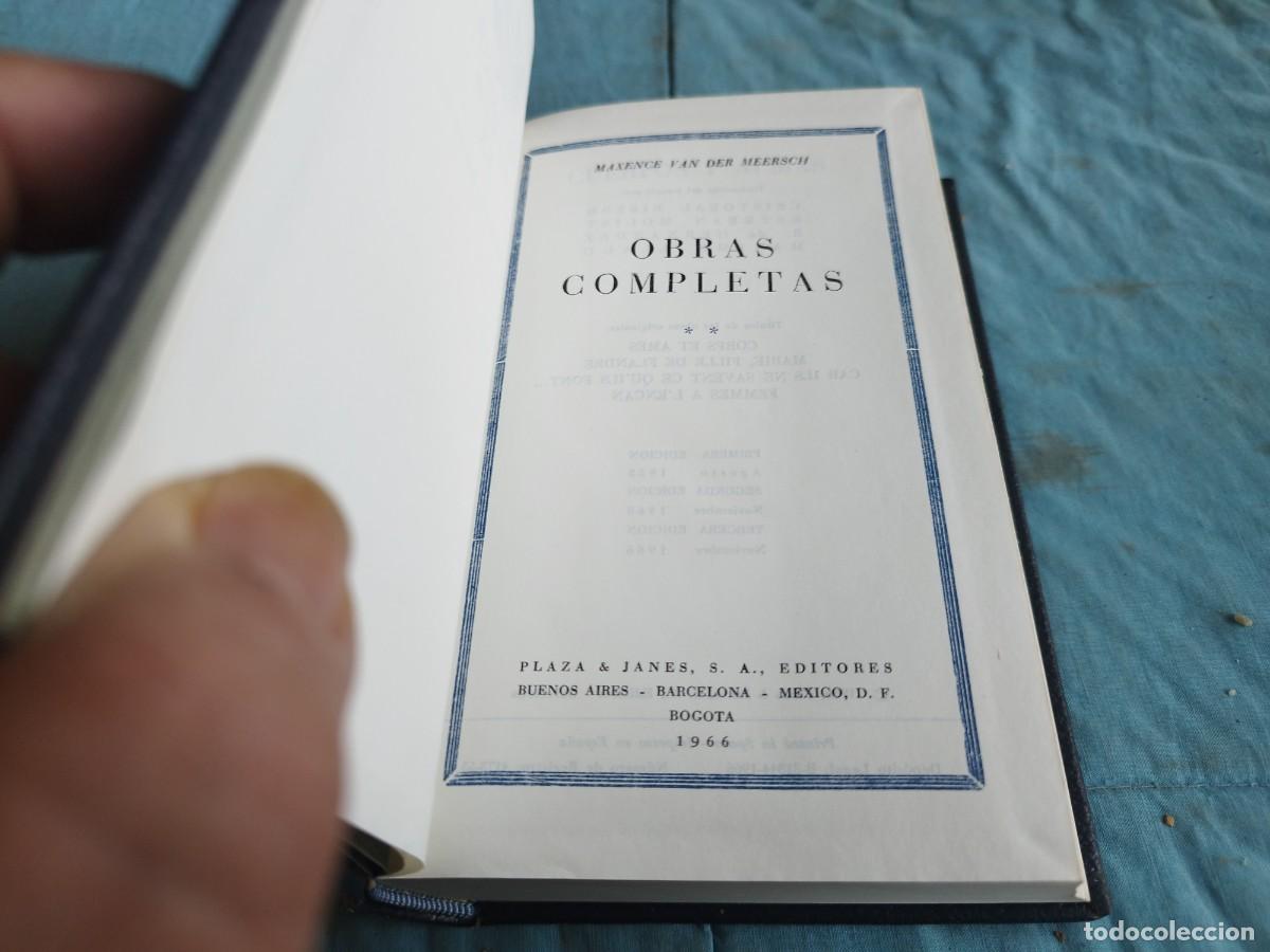 Libros de segunda mano: OBRAS COMPLETAS II / MAXENCE VAN DER MEERSCH / GV 75 / PLAZA&JANES - Foto 6
