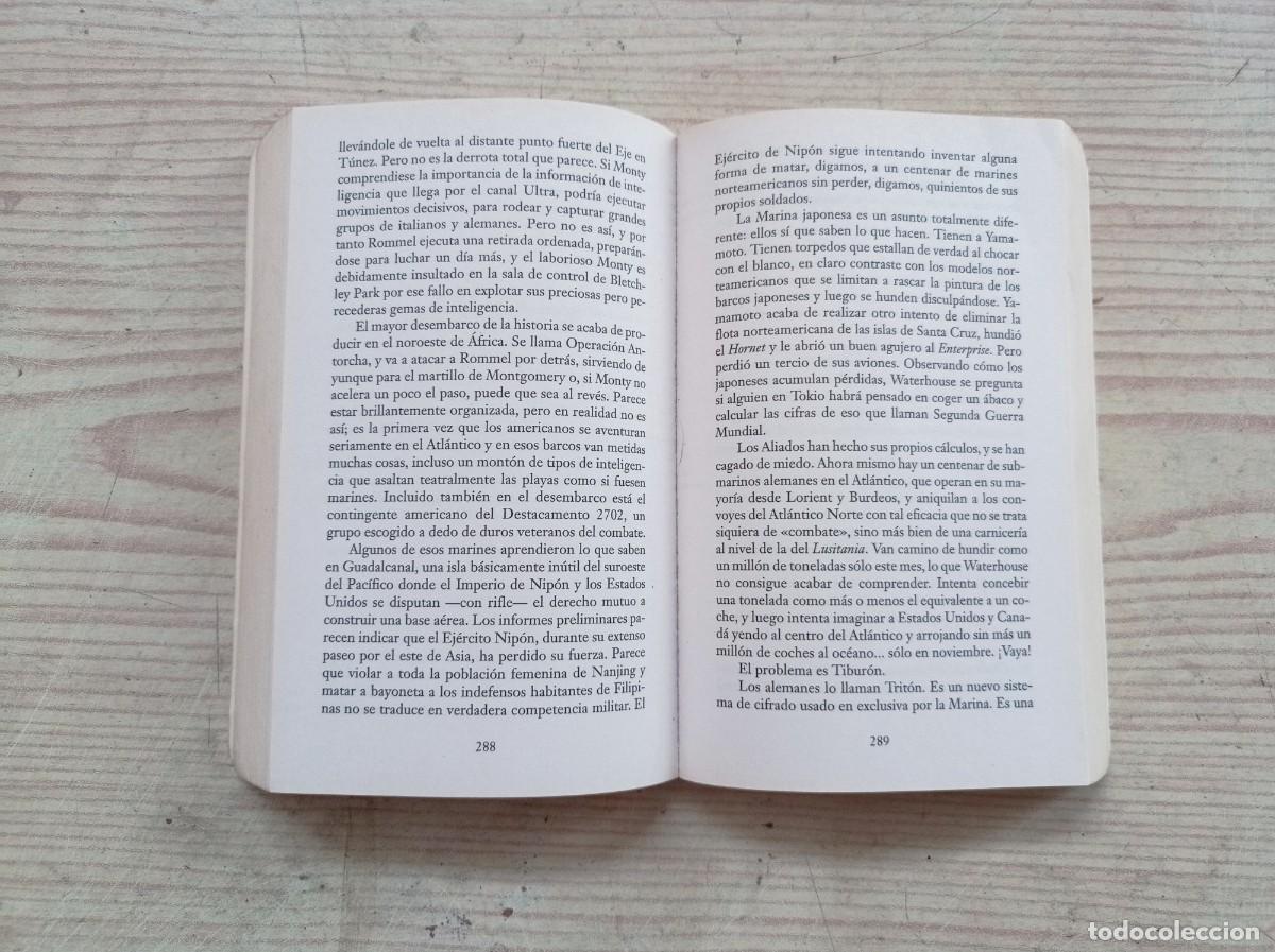 Libros de segunda mano: Criptonomicon - 1. El Codigo Enigma - Neal Stephenson - 2005 - Ediciones B - Foto 4