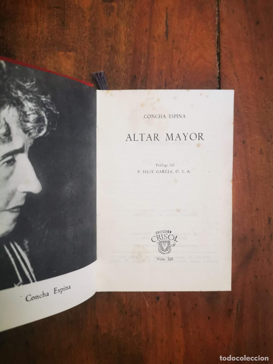 Libros de segunda mano: ESPINA, Concha. Altar mayor - Foto 2