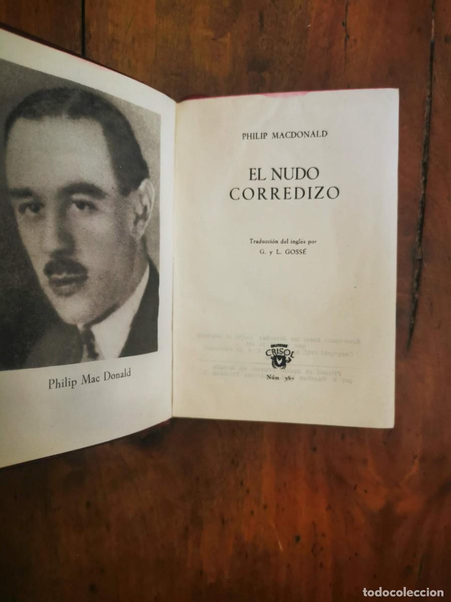 Libros de segunda mano: MACDONALD, Philip. El nudo corredizo - Foto 2