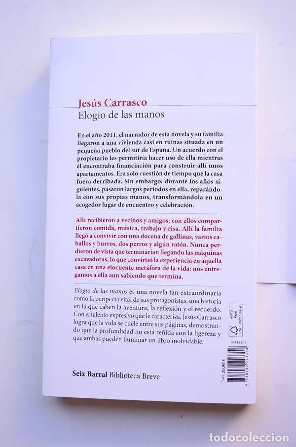 Libros de segunda mano: Elogio de las manos - CARRASCO, Jes&uacute;s - Foto 6