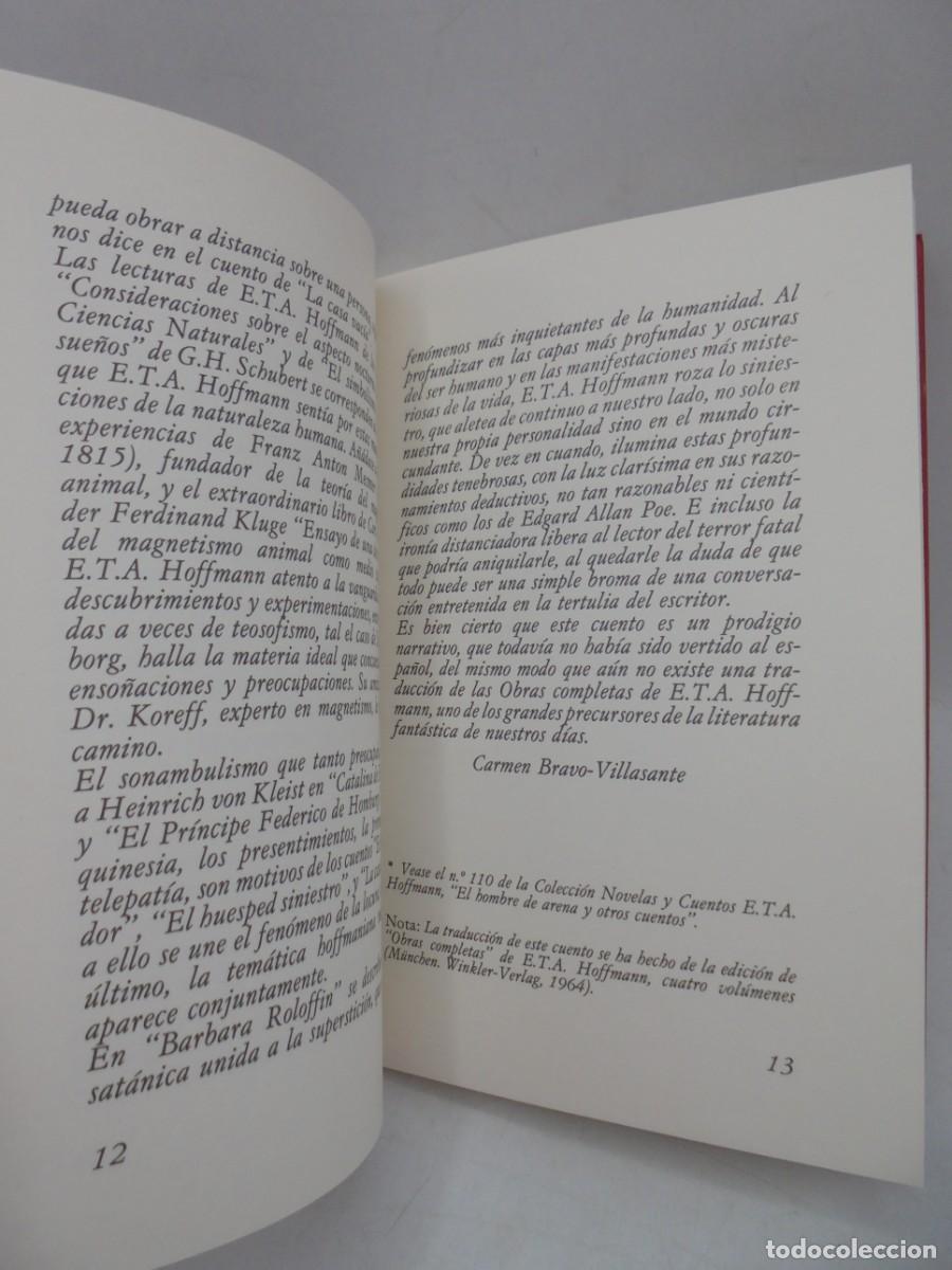 Libros de segunda mano: LOS AUTOMATAS. E.T.A. HOFFMANN. 1982. PAGS: 71. - Foto 4