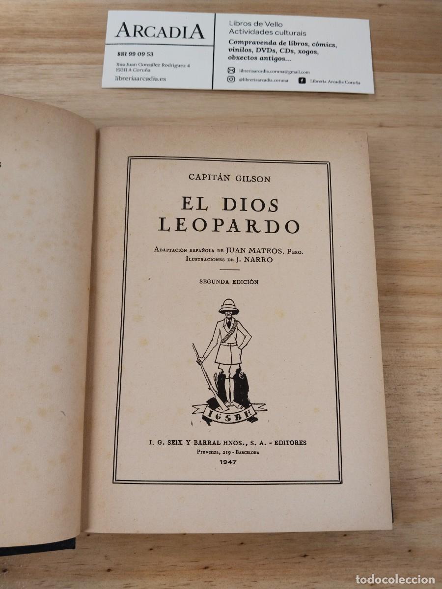 Libros de segunda mano: El Dios Leopardo - Capitan Gilson - Foto 4