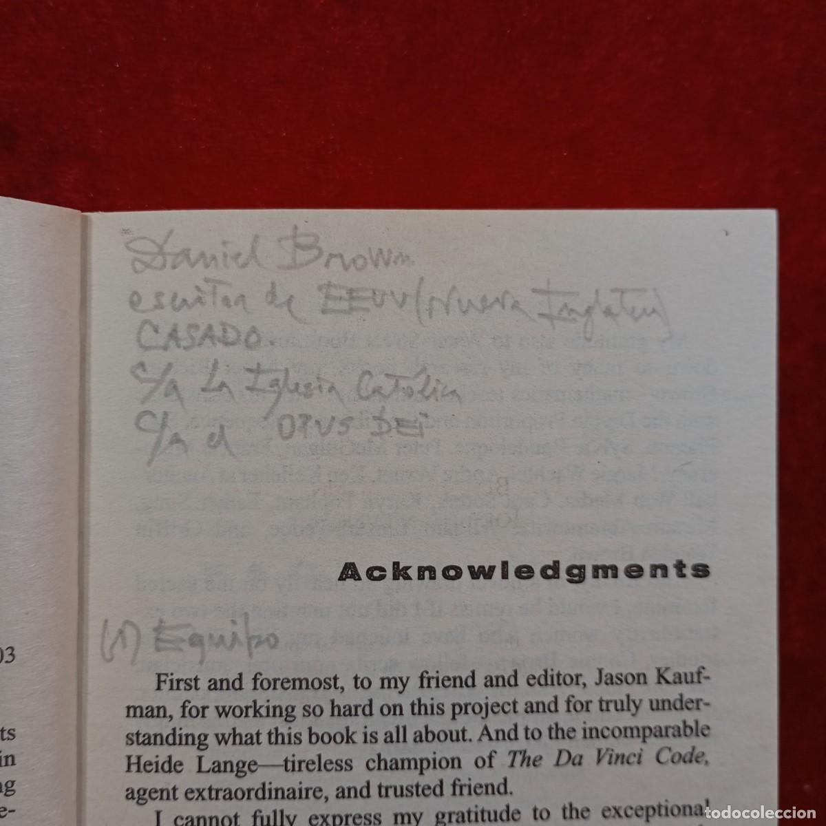 Libros de segunda mano: DAN BROWN - THE DA VINCI CODE - DOUBLEDAY - 2003 / 597-E - Foto 5