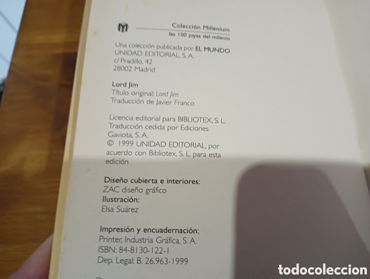 Libros de segunda mano: Joseph Conrad . Lord Jim - Foto 3
