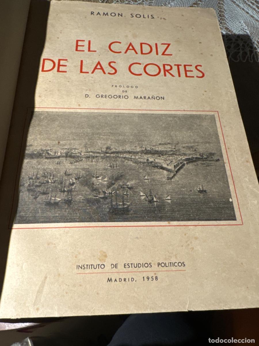Libros de segunda mano: El C&aacute;diz de las Cortes. Ram&oacute;n Sol&iacute;s. - Foto 2