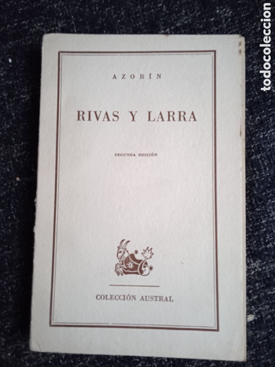 Libros de segunda mano: RIVAS Y LARRA. / AZOR&Iacute;N - COLECCION AUSTRAL - Foto 1