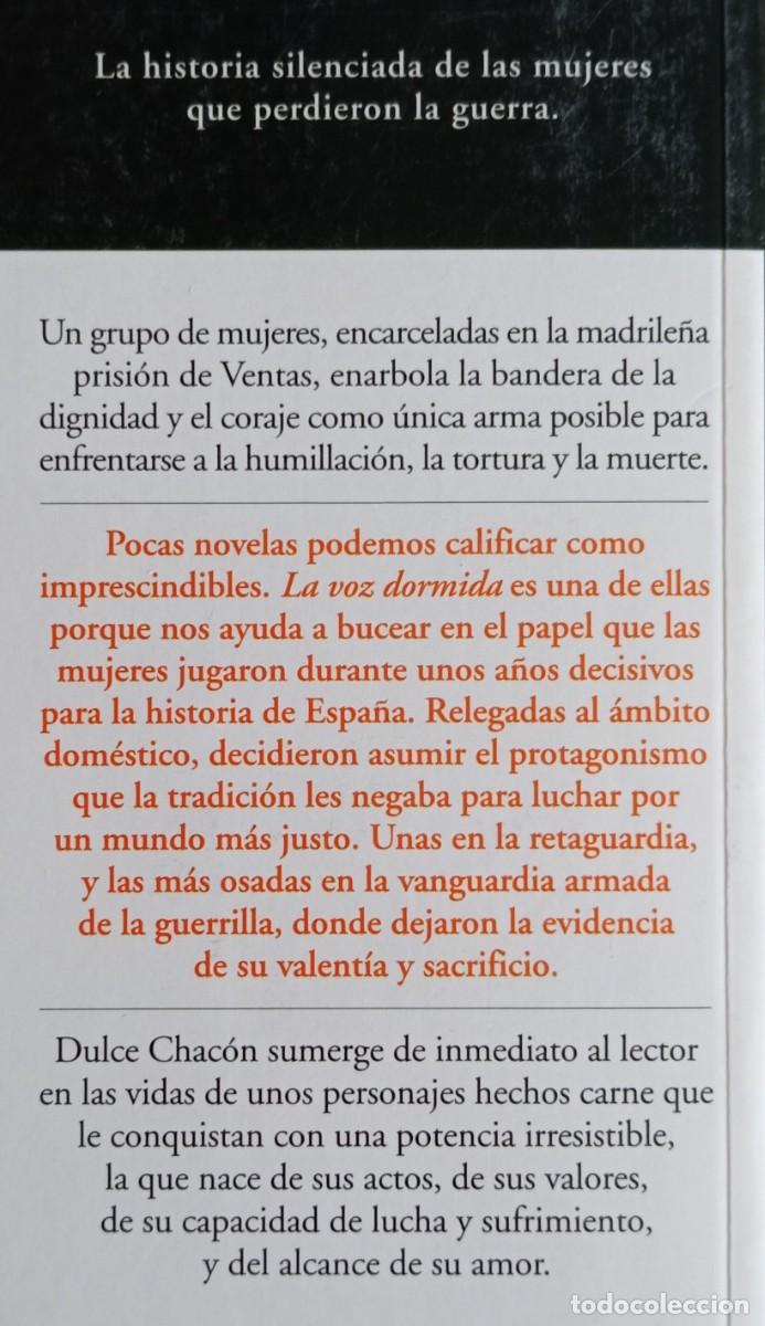 Libros de segunda mano: LA VOZ DORMIDA - DULCE CHACON - Foto 2