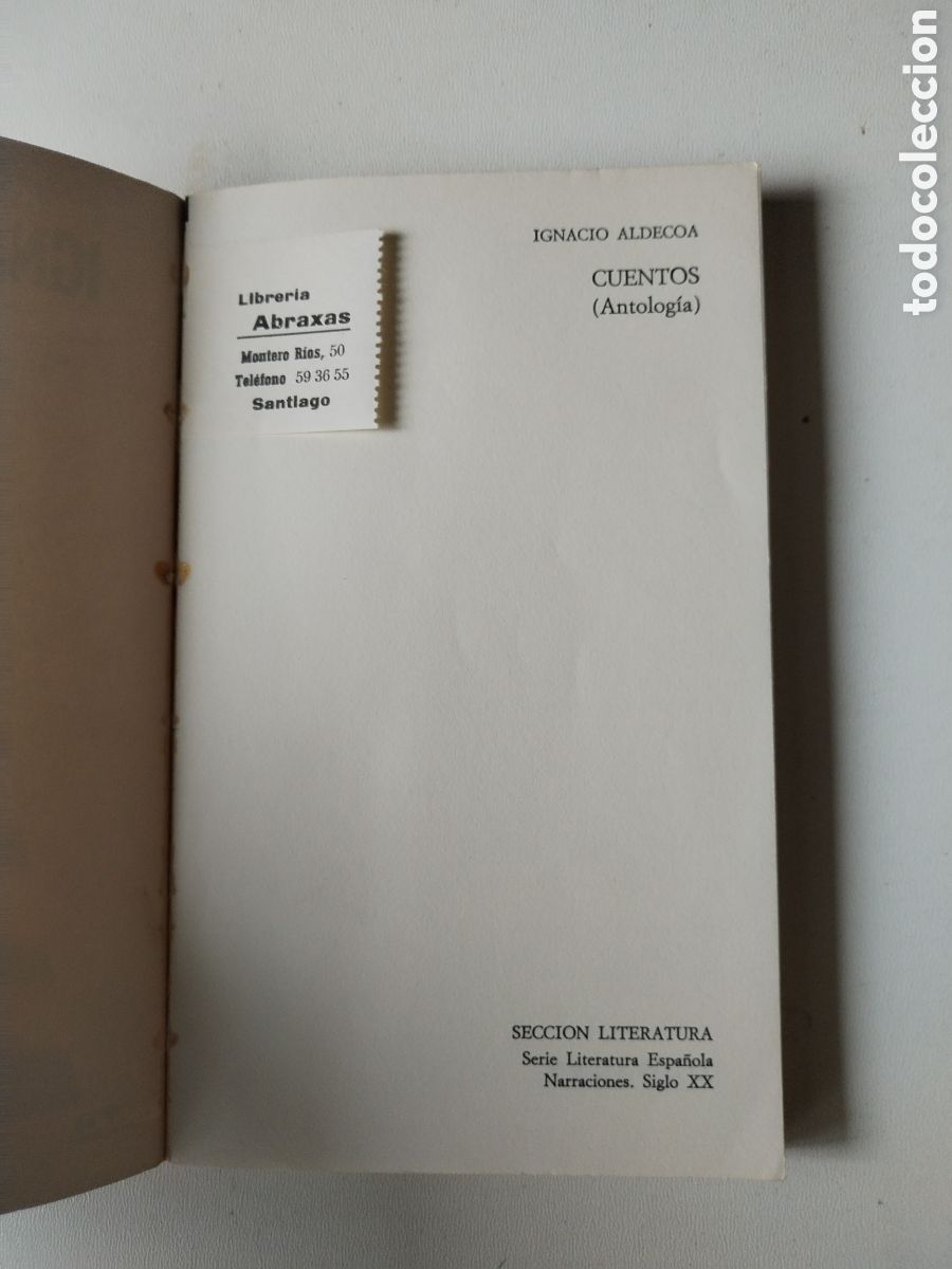 Libros de segunda mano: CUENTOS/IGNACIO ALDECOA - Foto 2