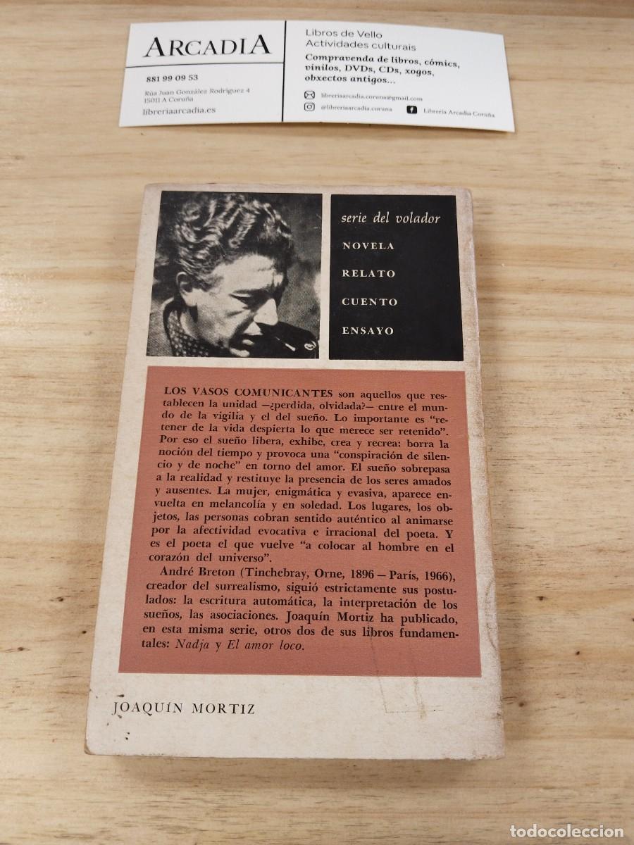 Libros de segunda mano: Los Vasos Comunicantes - Andr&eacute; Breton - Foto 2