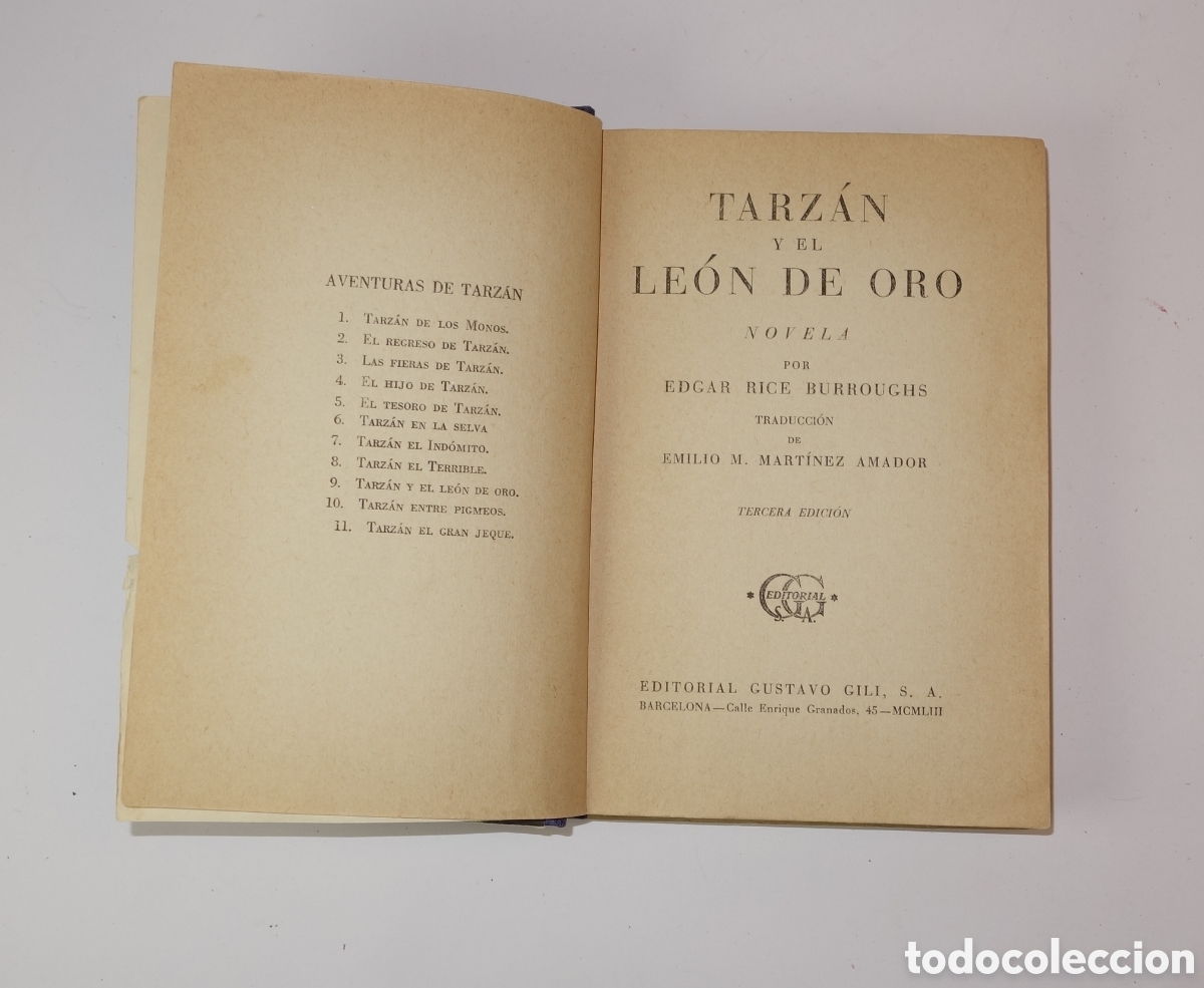 Libros de segunda mano: TARZAN Y EL LEON DE ORO EDGAR RICE BURROUGHS - Foto 5