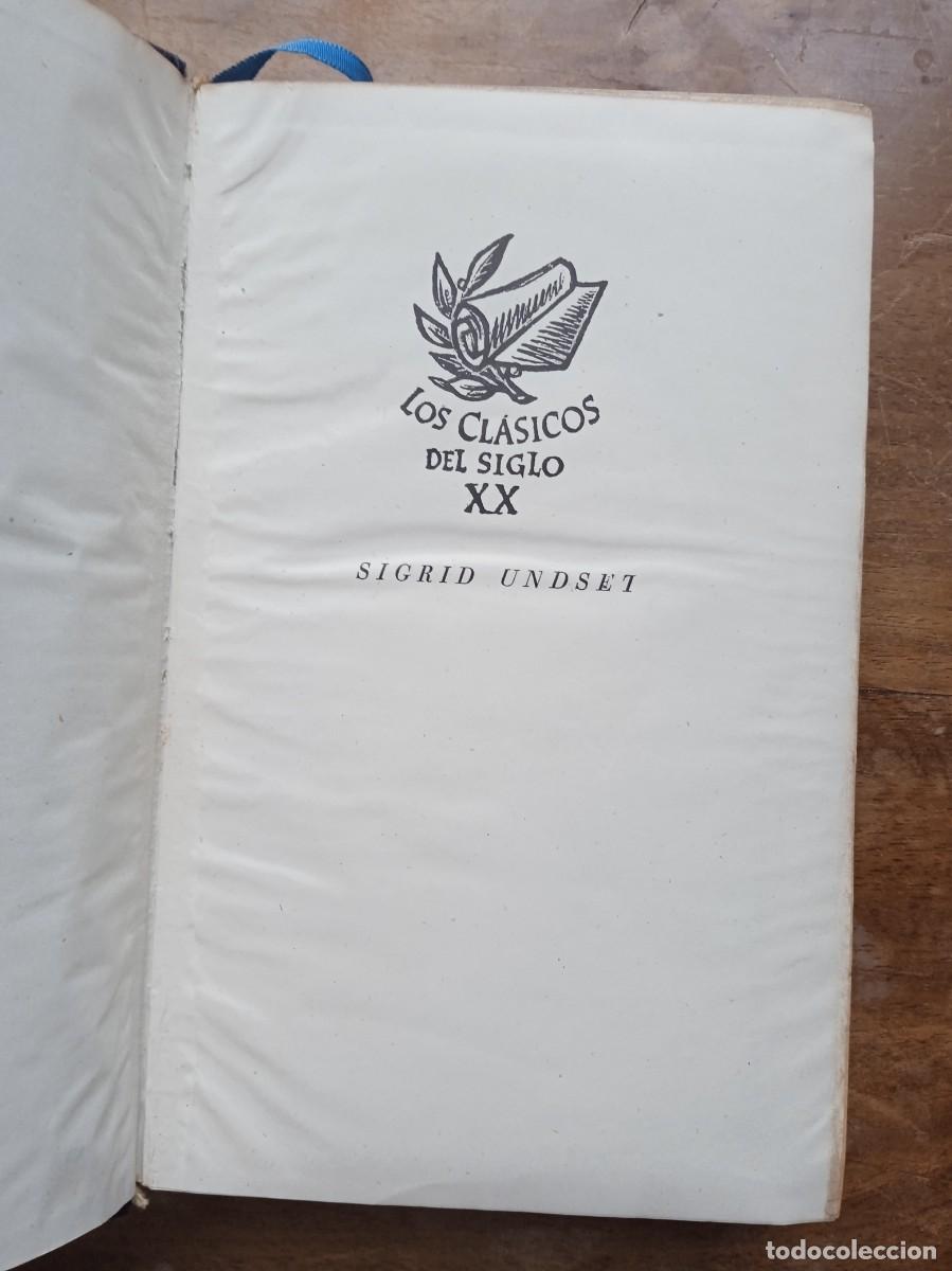 Libros de segunda mano: Sigrid Undset obras completas Janes - Foto 2