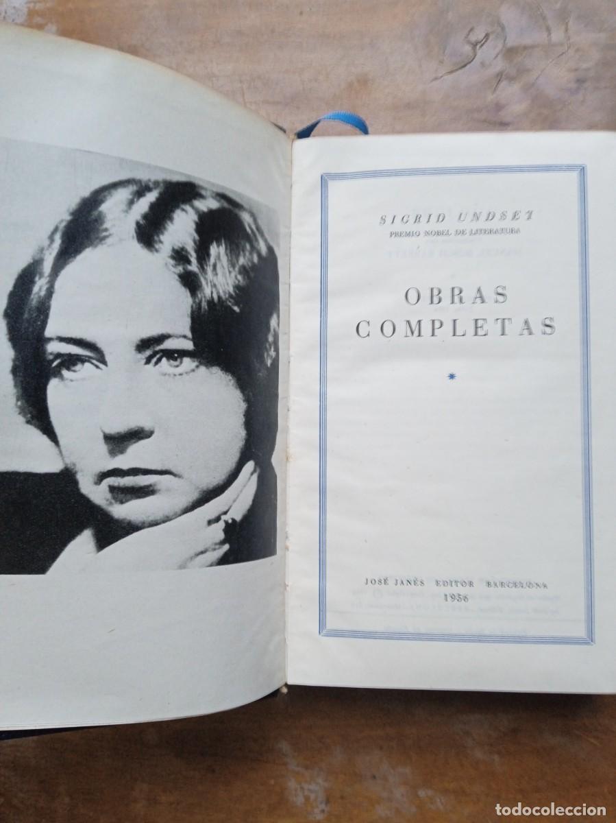 Libros de segunda mano: Sigrid Undset obras completas Janes - Foto 3
