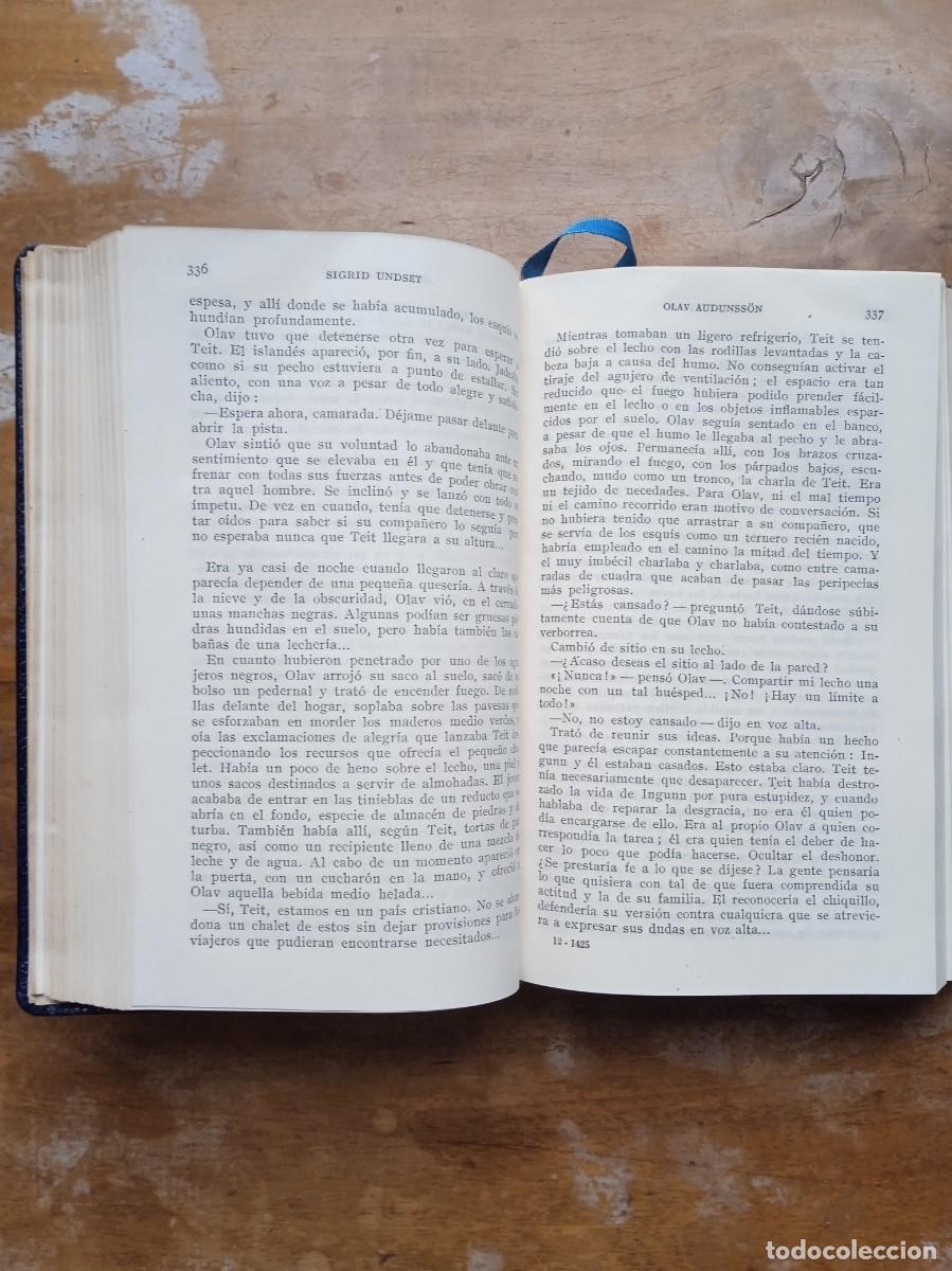 Libros de segunda mano: Sigrid Undset obras completas Janes - Foto 5
