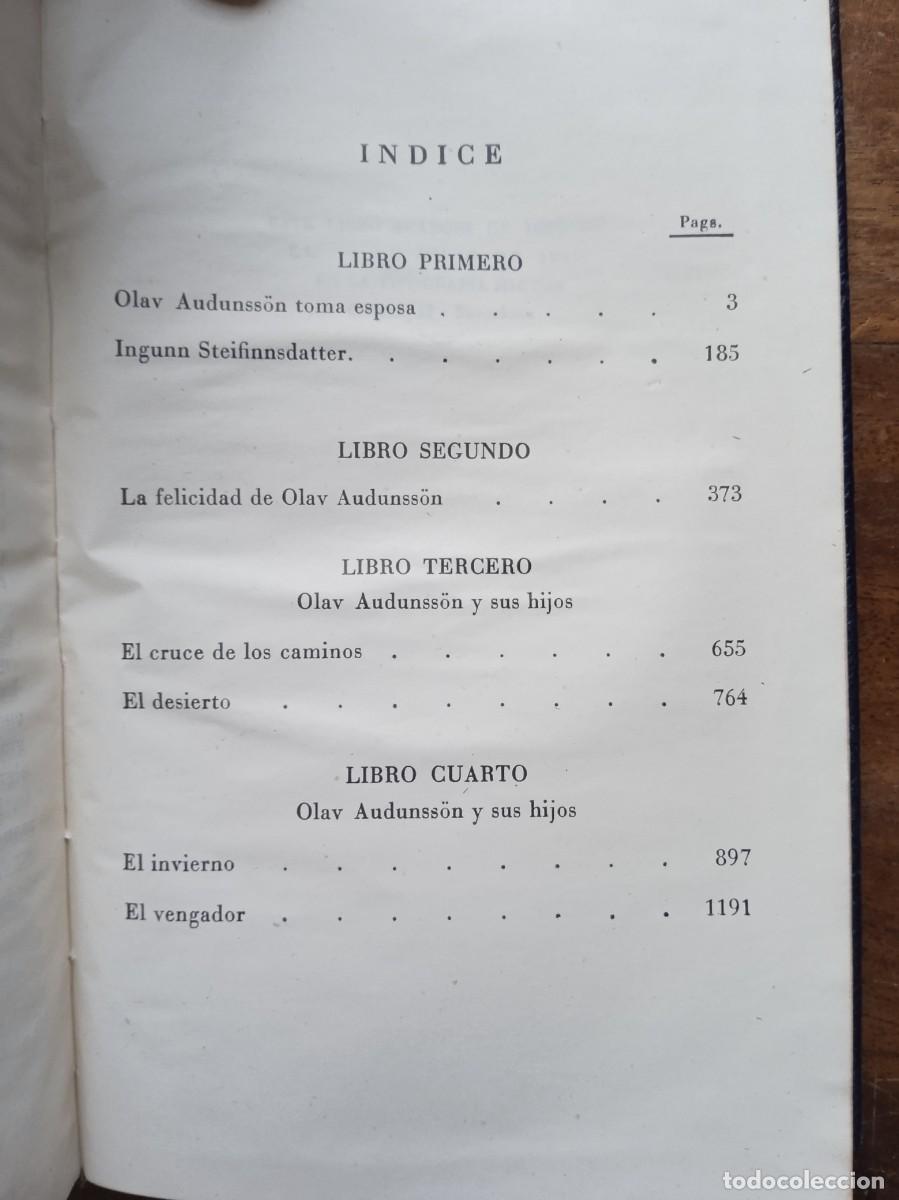 Libros de segunda mano: Sigrid Undset obras completas Janes - Foto 7