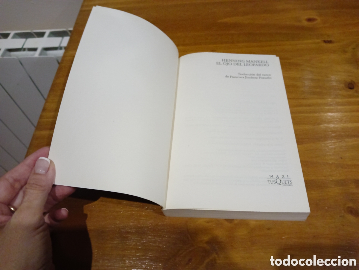 Libros de segunda mano: El ojo del leopardo. HENNING MANKELL - Foto 2