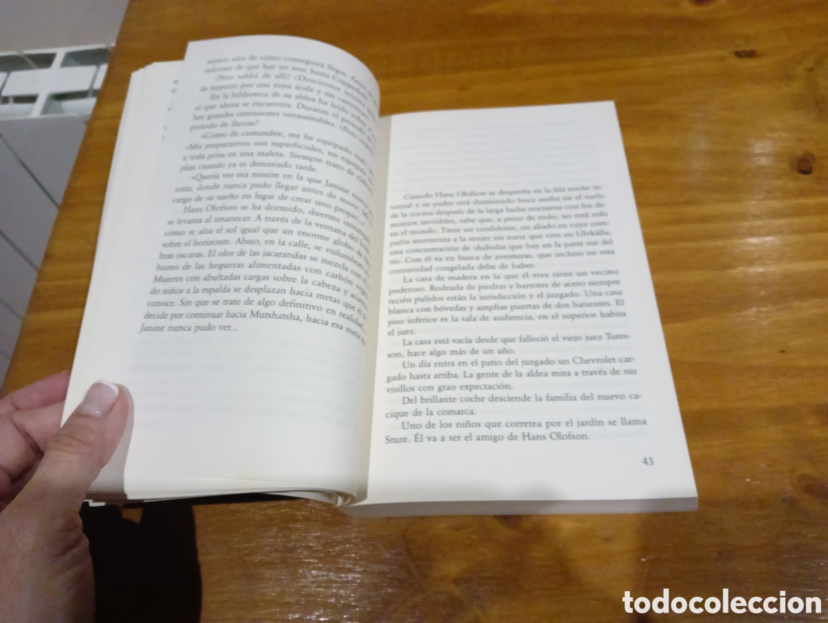 Libros de segunda mano: El ojo del leopardo. HENNING MANKELL - Foto 3