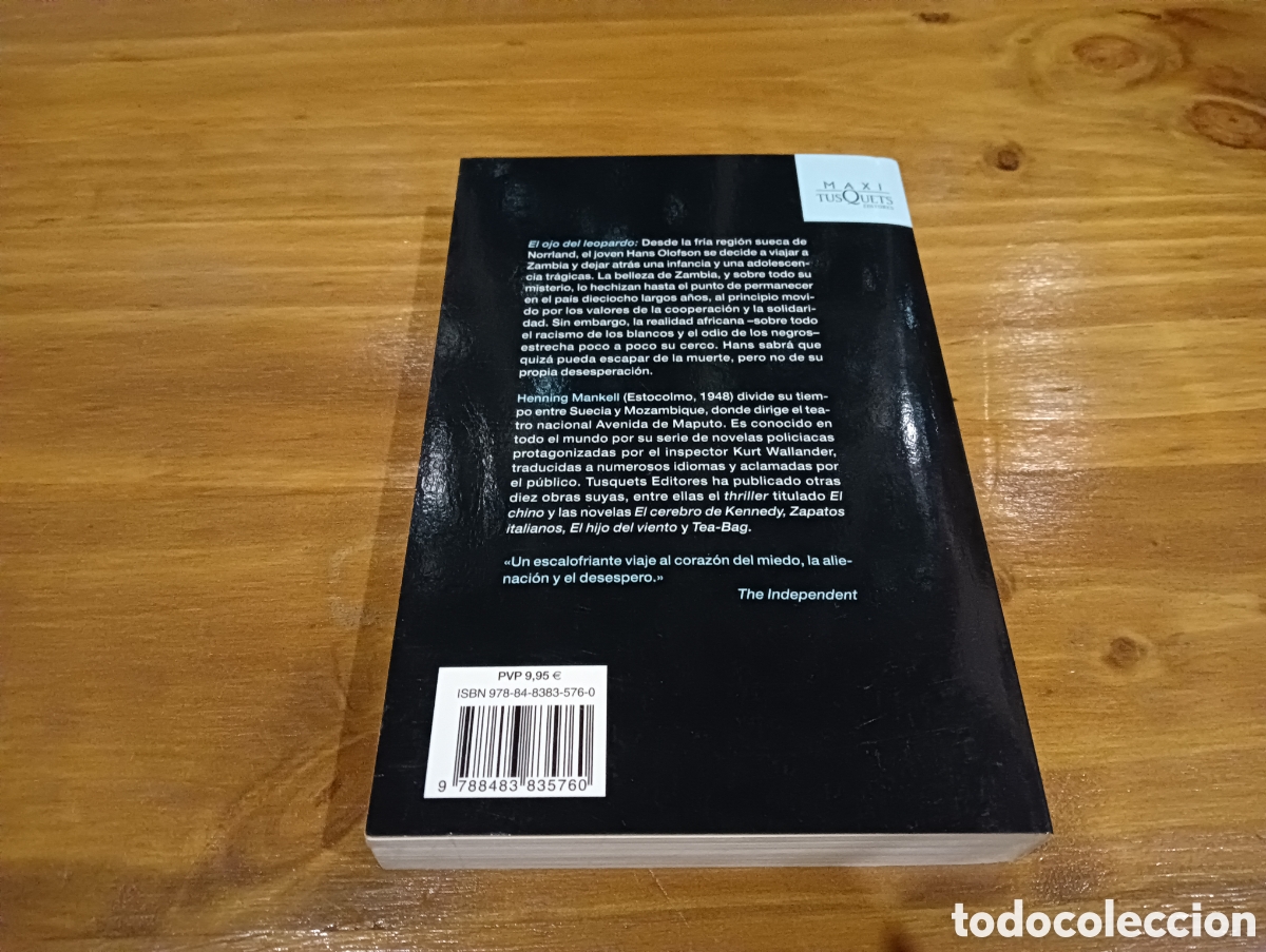 Libros de segunda mano: El ojo del leopardo. HENNING MANKELL - Foto 8