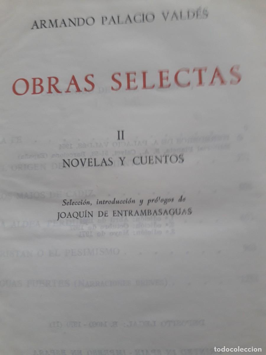 Libros de segunda mano: obras selectas 1 y 2 Armando Palacio Vald&eacute;s - Foto 3