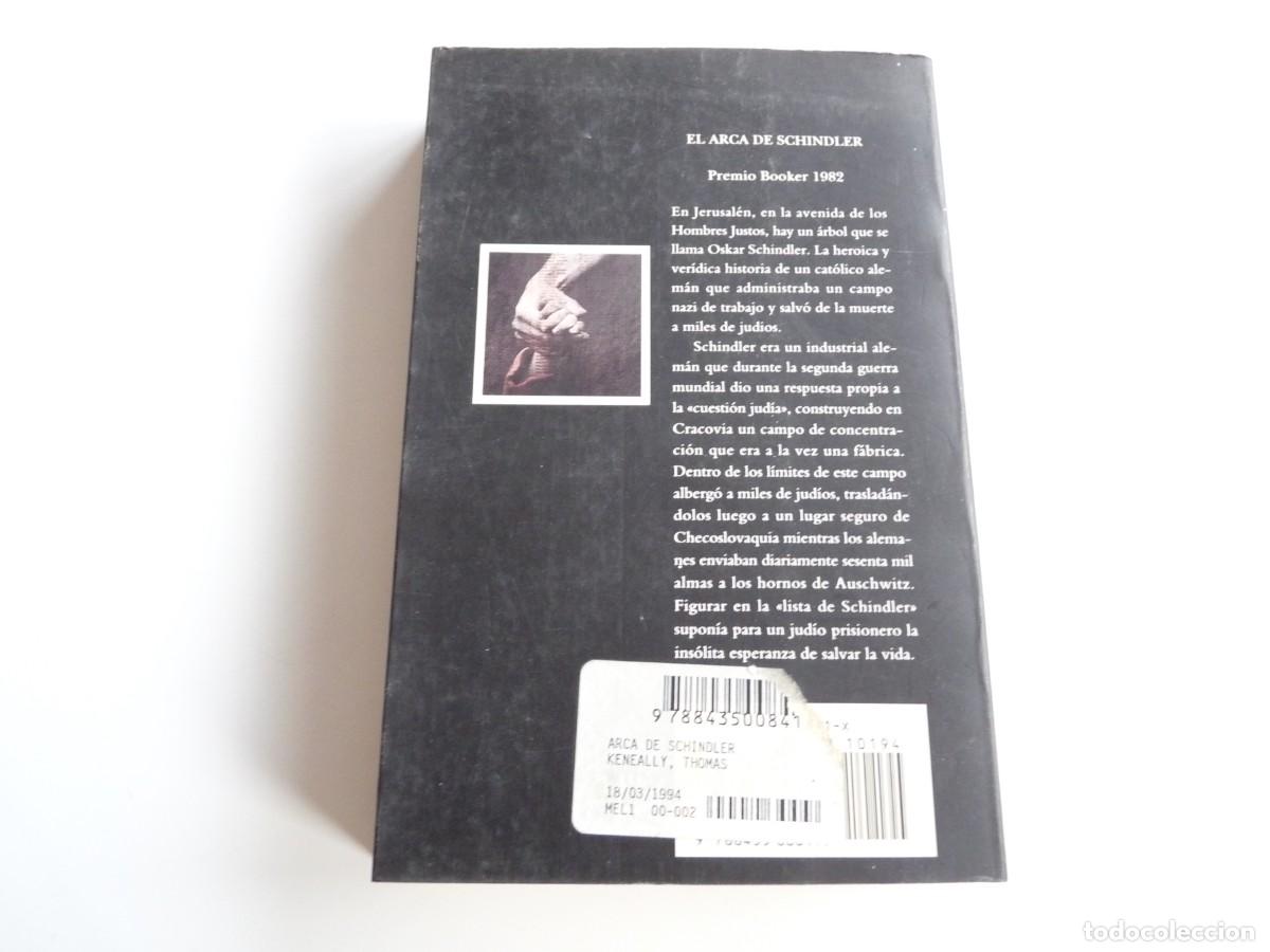 Libros de segunda mano: El arca de Schindler Thomas Keneally Ref: C-18 - Foto 2