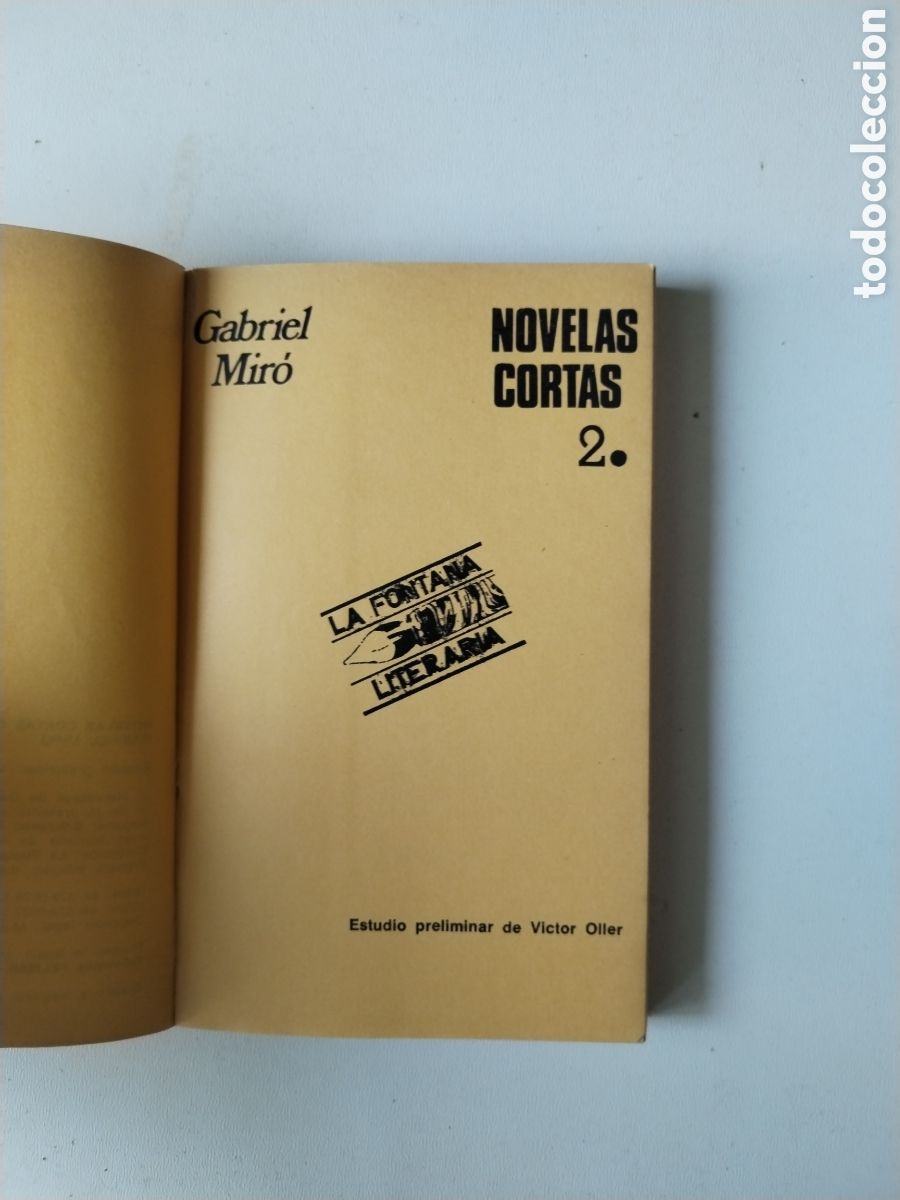 Libros de segunda mano: NOVELAS CORTAS 2/GABRIEL MIR&Oacute; - Foto 4