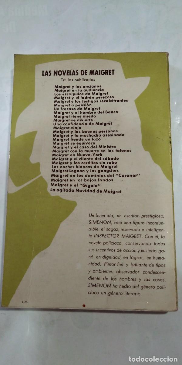 Libros de segunda mano: La agitada Navidad de Maigret Simenon - Foto 2