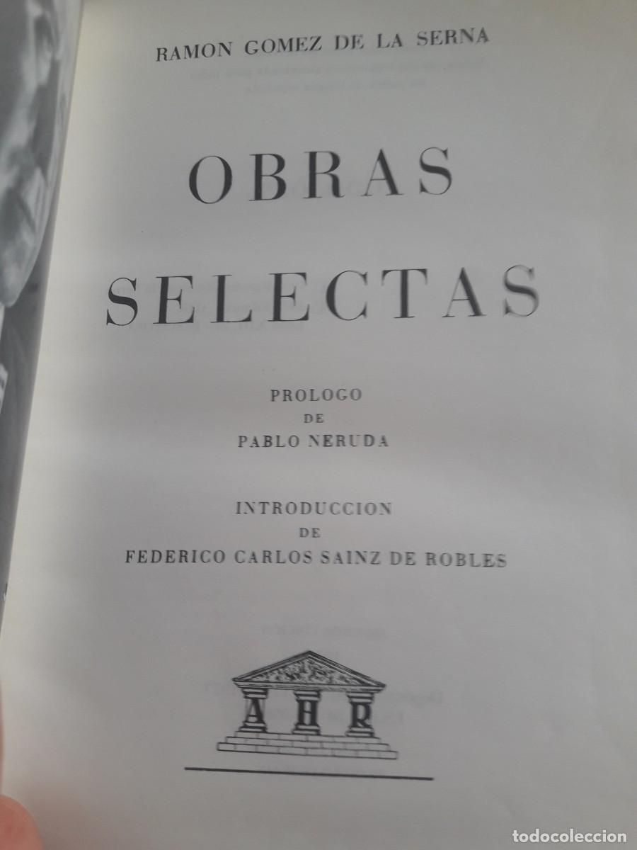 Libros de segunda mano: obras selectas Ram&oacute;n G&oacute;mez de la Serna - Foto 2