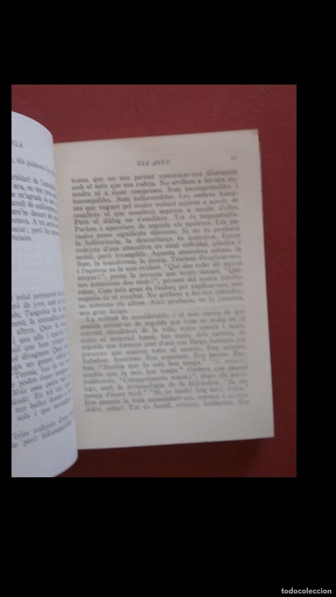Libros de segunda mano: Els anys (El pas de la vida). Josep Pla - Foto 2