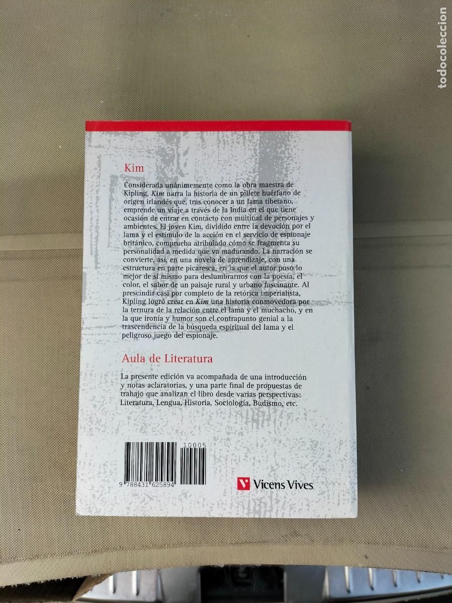 Libros de segunda mano: Kim - Ruyard Kipling. Vicens Vives - Foto 2