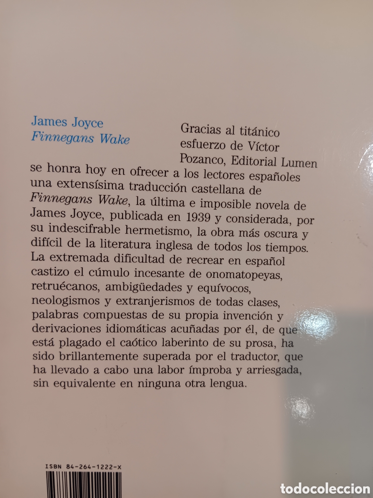 Libros de segunda mano: James Joyce. Finnegans wake - Foto 2