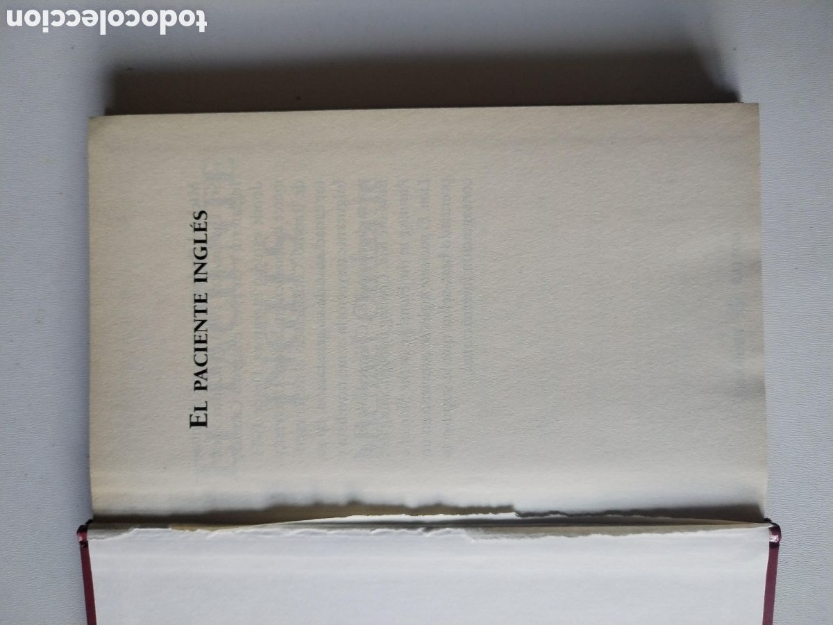 Libros de segunda mano: EL PACIENTE INGLES/MICHAEL ONDAATJE - Foto 2