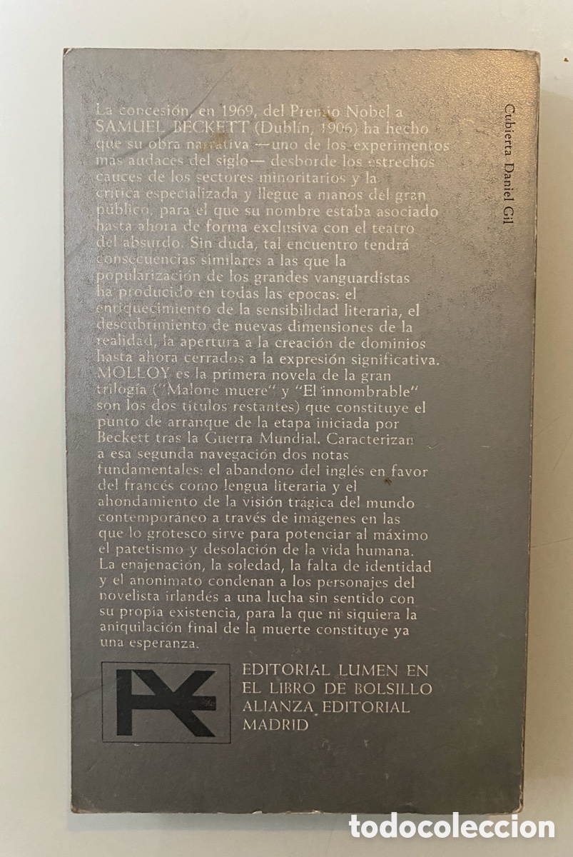 Libros de segunda mano: Molloy - BECKETT, Samuel - Foto 2
