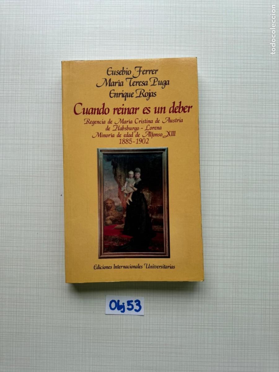 Libros de segunda mano: Libro: cuando reinar es un deber - Foto 1