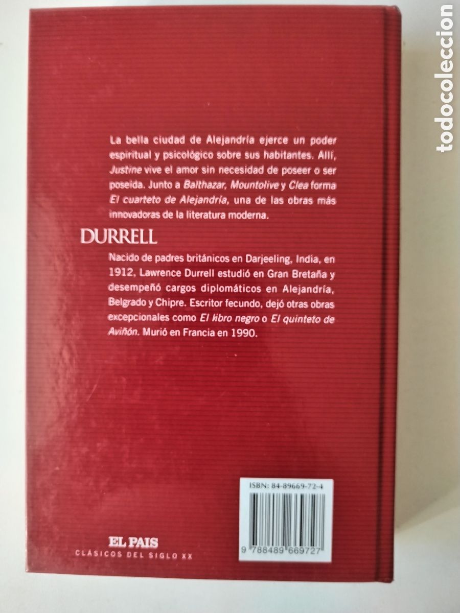Libros de segunda mano: JUSTINE/LAWRENCE DURRELL - Foto 3