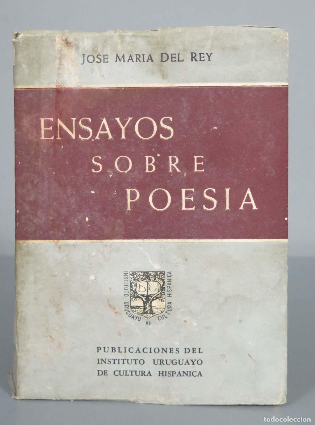Second hand books: JOSE MARIA DEL REY ENSAYOS SOBRE POESIA