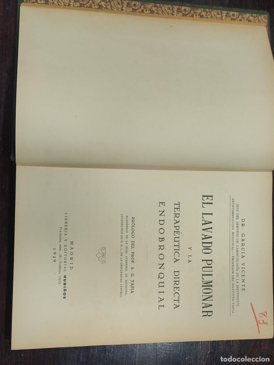 Libros de segunda mano: Libro El lavado pulmonar - Foto 5
