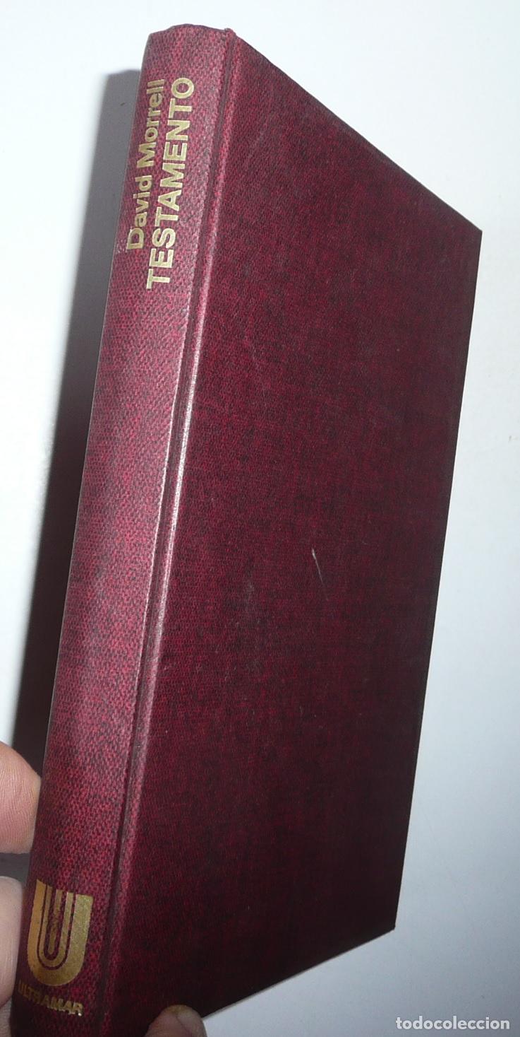 Libros de segunda mano: Testamento - David Morrell (Ultramar Editores, 1977) - Foto 1