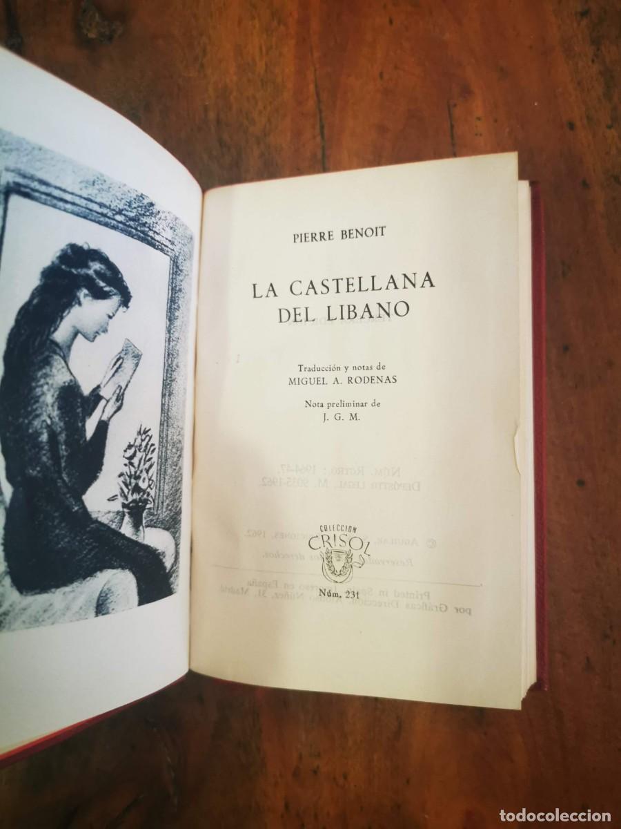 Libros de segunda mano: BENOIT, Pierre. La castellana del L&iacute;bano (Crisol; 231) - Foto 2