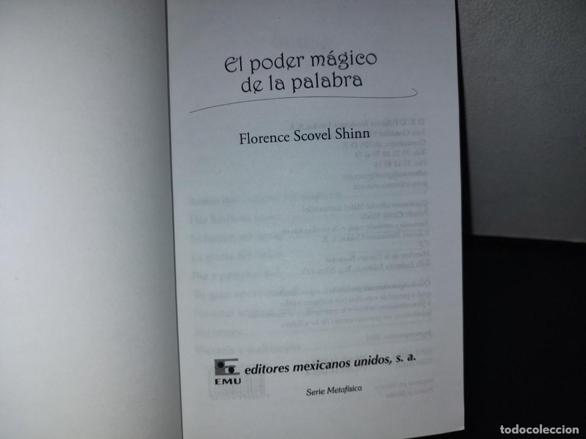 Libros de segunda mano: 115- EL PODER M&Aacute;GICO DE LA PALABRA - FLORENCE SCOVEL SHINN - Foto 4