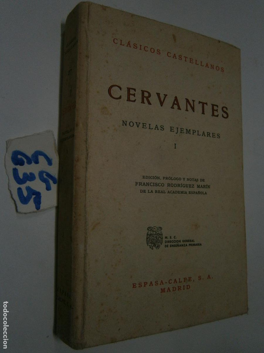 Libros de segunda mano: ANTIGUO LIBRO - CERVANTES - NOVELAS EJEMPLARES - Foto 1