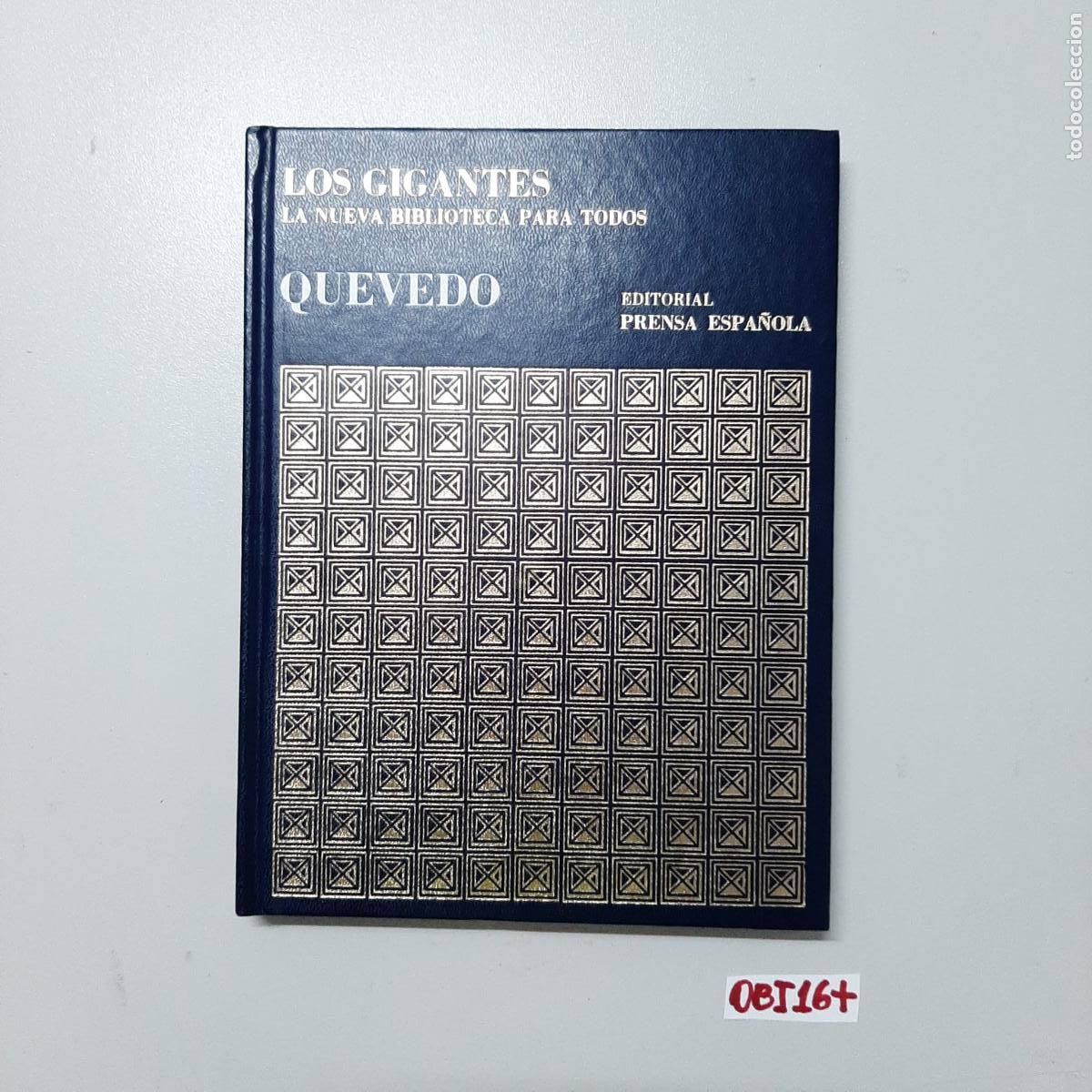 Libros de segunda mano: Libro: los gigantes Quevedo - Foto 1