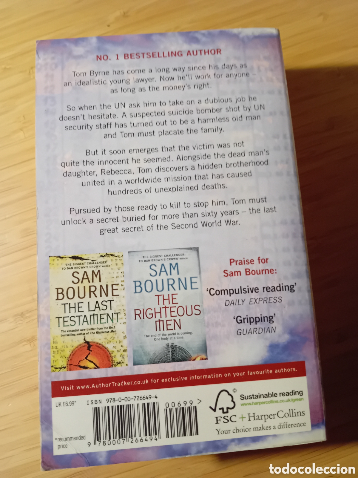 Libros de segunda mano: (ingles) The Final Reckoning - Sam Bourne (Harper 2008) - Foto 2