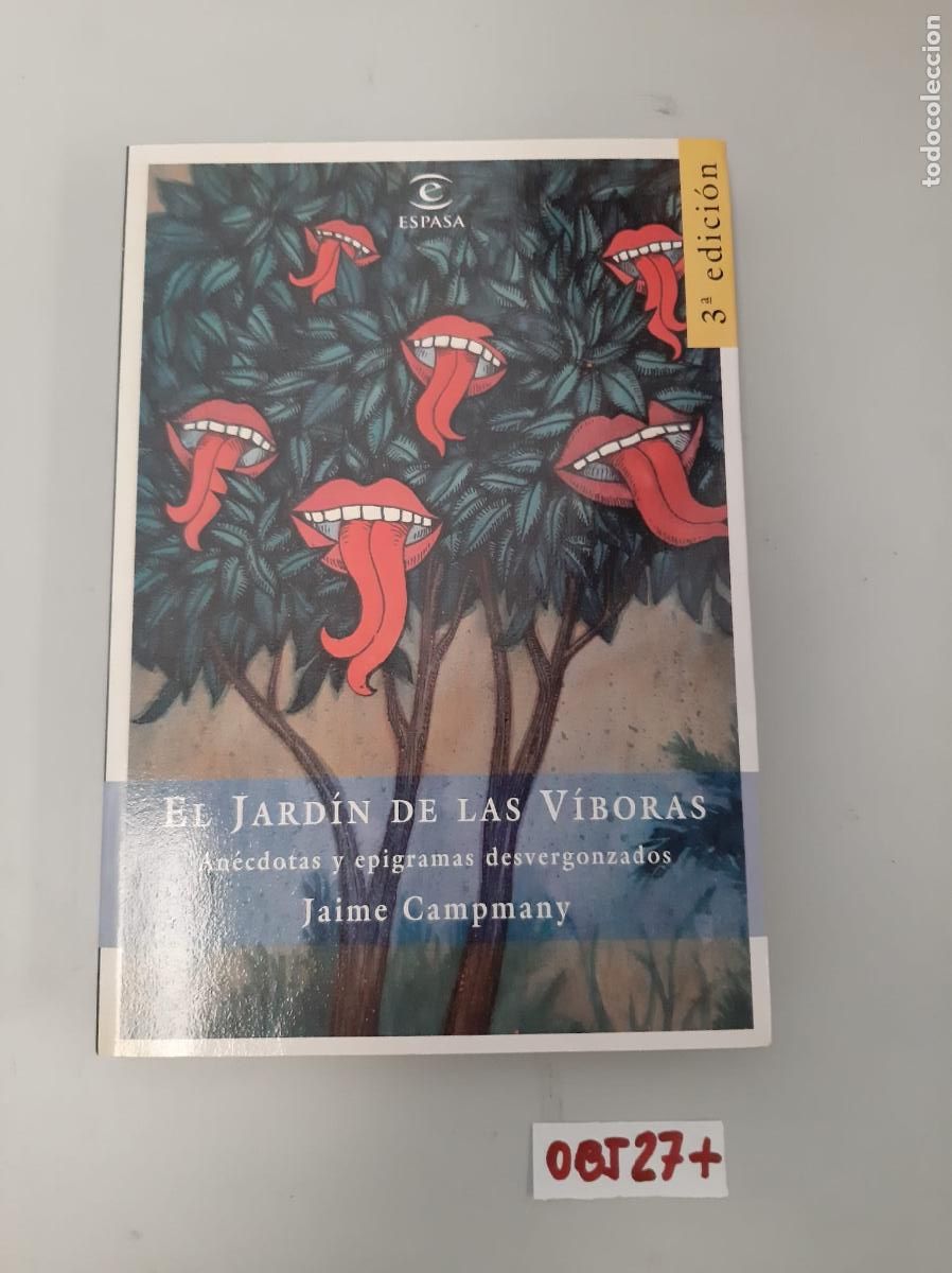 Libros de segunda mano: Libro: el jard&iacute;n de las v&iacute;boras - Foto 1