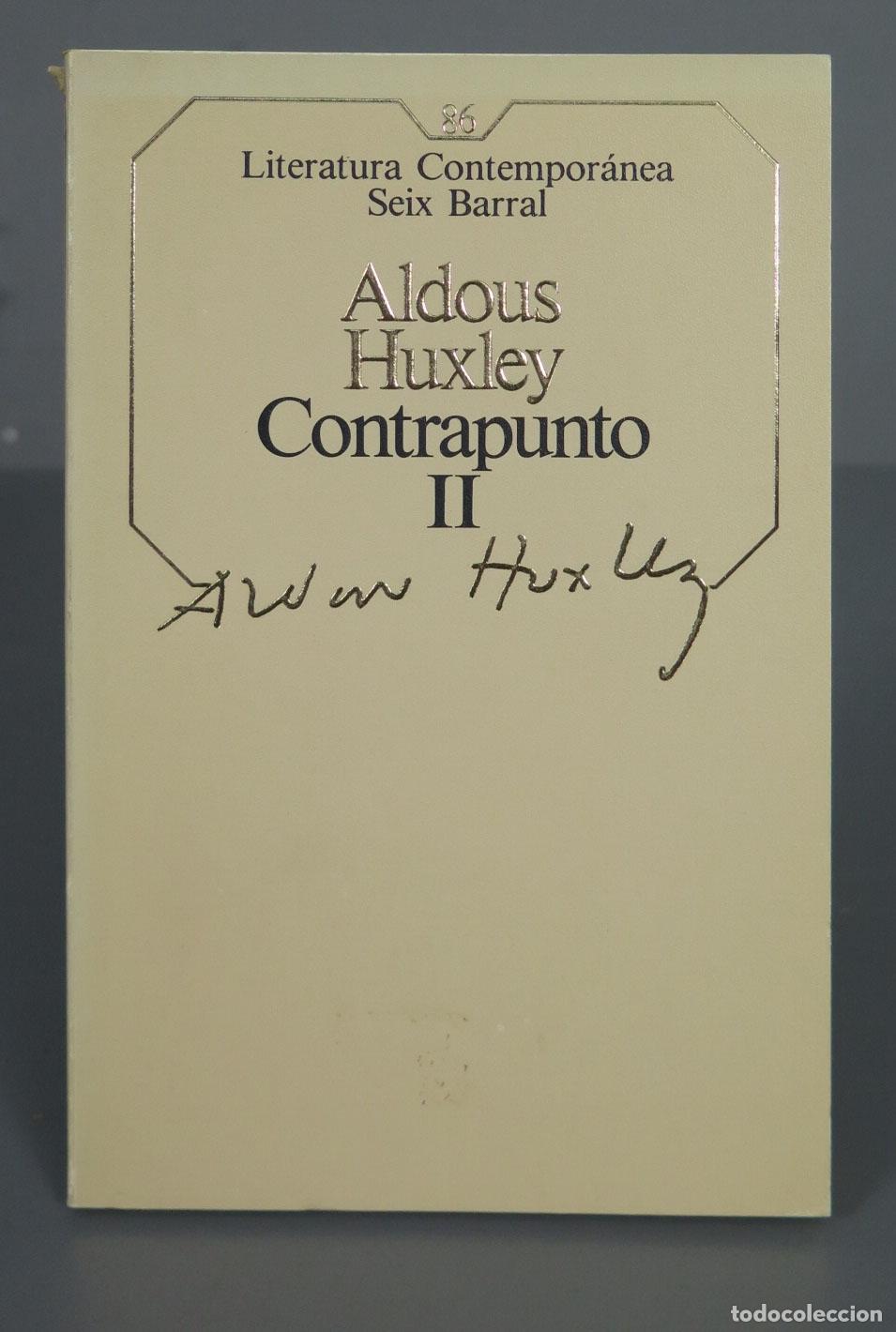 Libros de segunda mano: CONTRAPUNTI II. HUXLEY - Foto 1