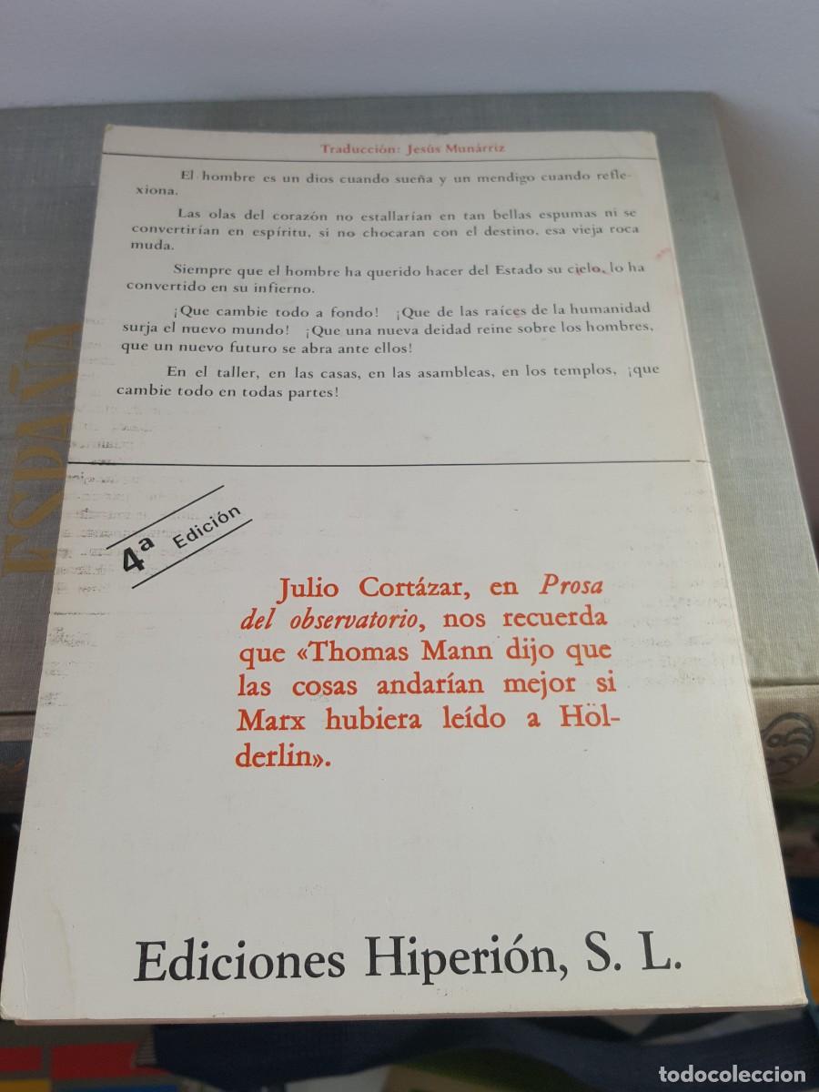 Libros de segunda mano: Hiperi&oacute;n. Friedrich H&ouml;lderlin - Foto 3
