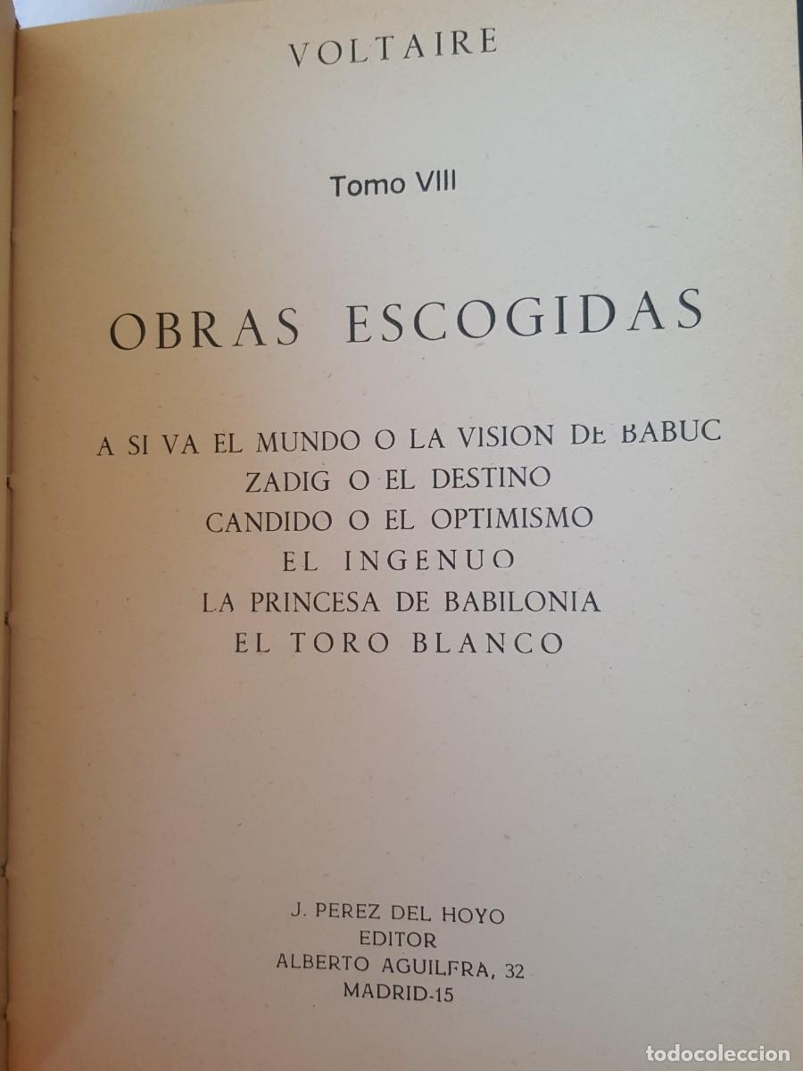 Libros de segunda mano: Voltaire. Obras. 1968 - Foto 3