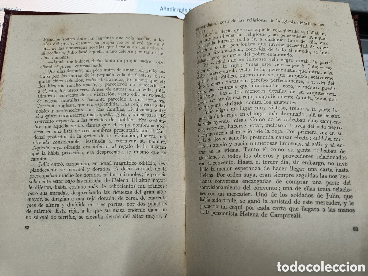 Libros de segunda mano: LA ABADESA DE CASTRO. STENDHAL. 1941 - Foto 3