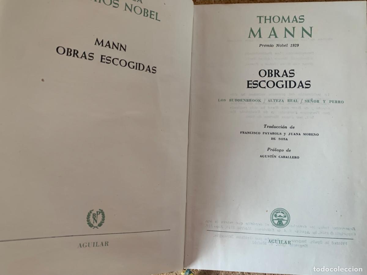 Libros de segunda mano: Obras Escogidas de Thomas Mann (Bols 39) - Foto 1